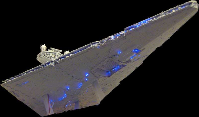 Star Wars Model Kits and Images: MPC/ERTL Star Destroyer plastic model kit